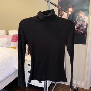 Black Ribbed Nastygal Turtleneck
